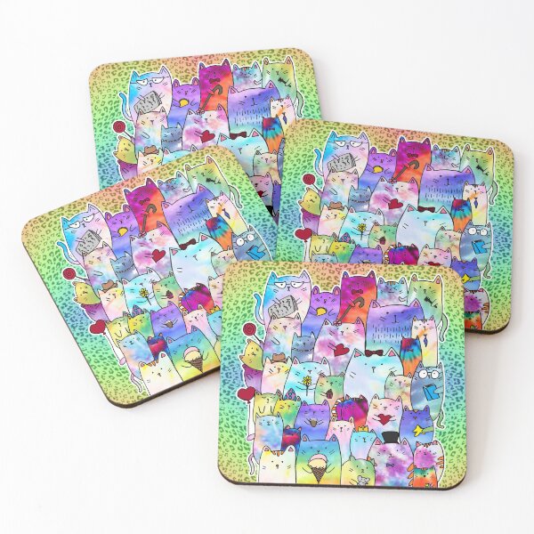 Item preview, Kawaii Psychedelic Cat designed and sold by CrystalRaen.