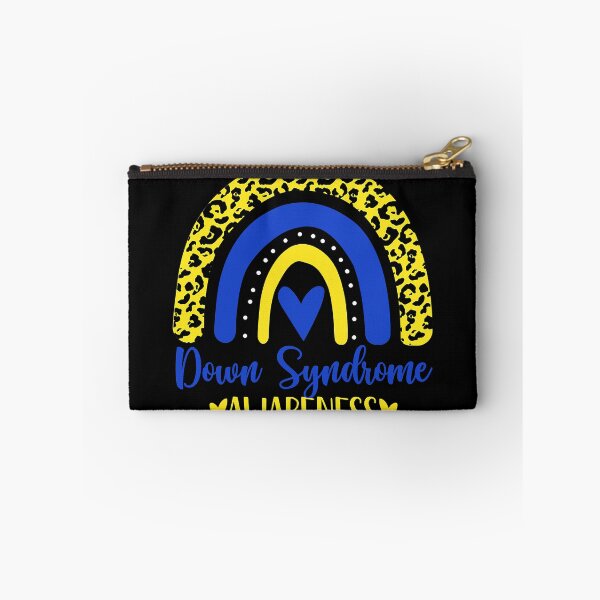 Item preview, Blue Yellow rainbow awsewome Down Syndrome Awareness designed and sold by EmilieWebeEW.