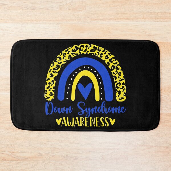 Item preview, Blue Yellow rainbow awsewome Down Syndrome Awareness designed and sold by EmilieWebeEW.