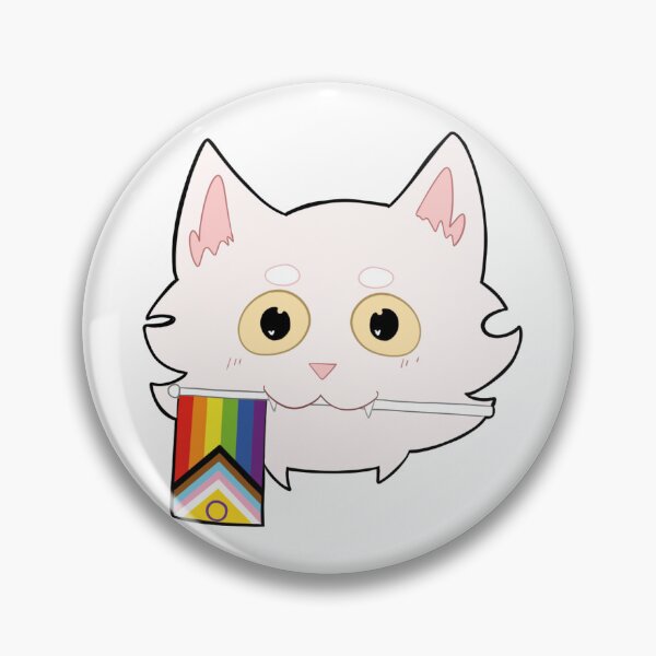 Item preview, Cat with the Progress Pride Flag designed and sold by moosharna.