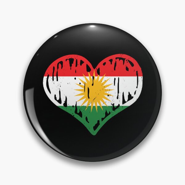 Item preview, Iraqi Kurdistan Flag Heart Love designed and sold by rafaeltto.