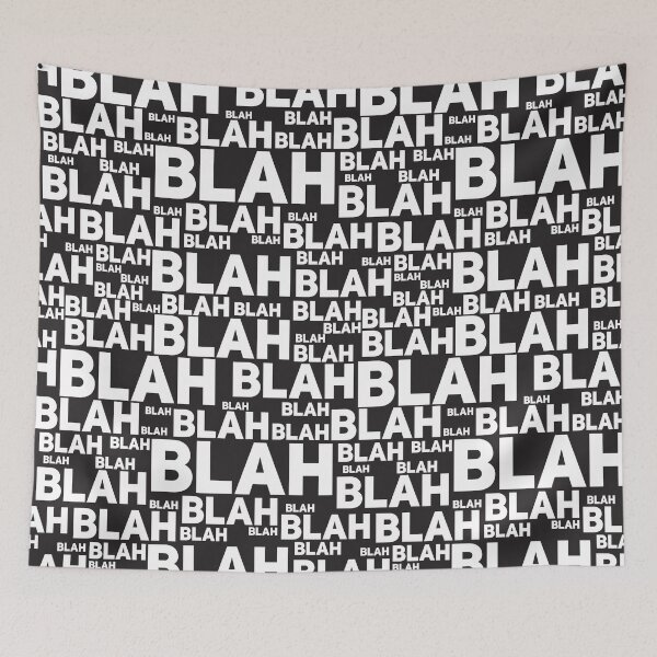 Item preview, Blah Blah Blah designed and sold by stylebytara.