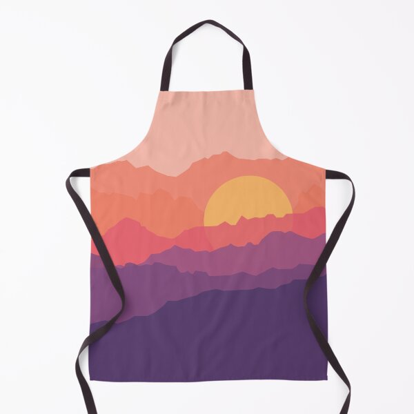 Item preview, Minimal abstract sunset mountains III designed and sold by alienrabbit.