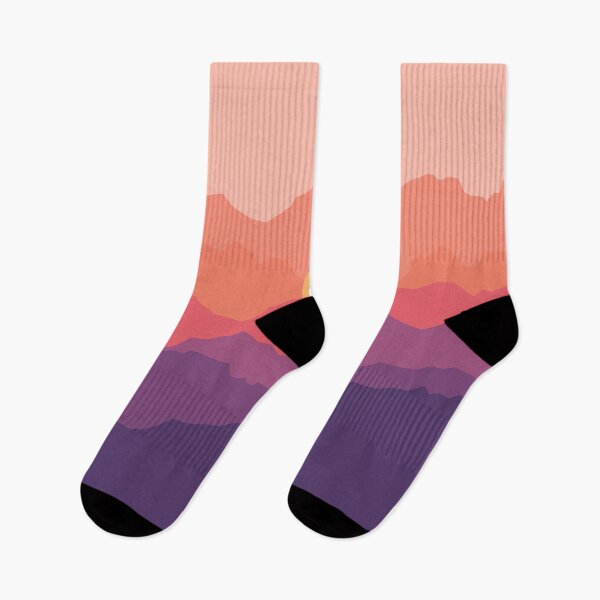 Item preview, Minimal abstract sunset mountains III designed and sold by alienrabbit.
