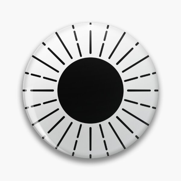 Item preview, Black and white sun - monochromatic pattern for sophisticated vibes designed and sold by FrancesPoff.