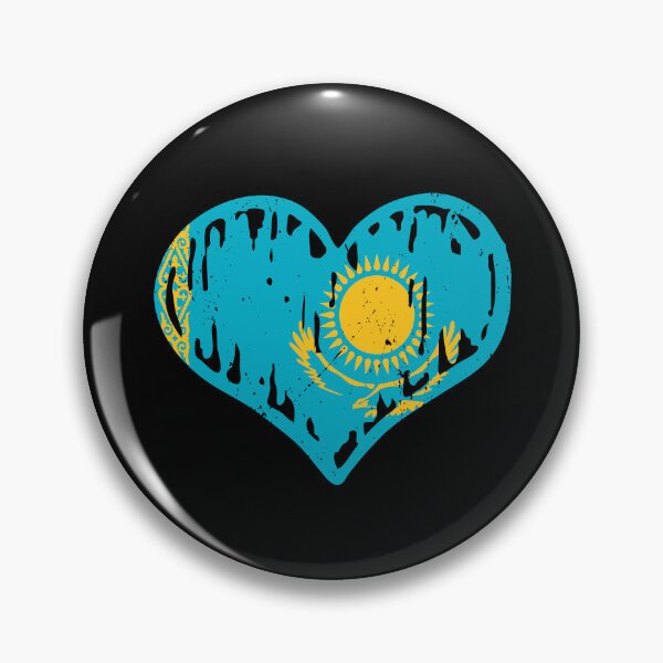 Item preview, Kazakhstan Flag Heart Love designed and sold by rafaeltto.