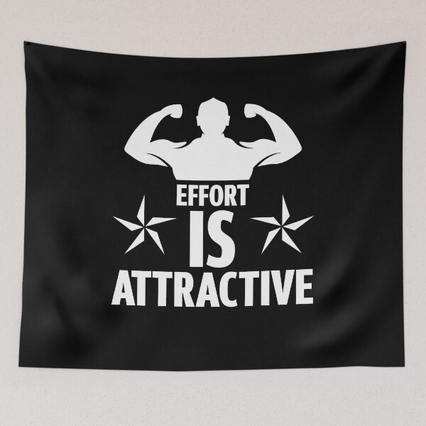 Item preview, Effort is Attractive designed and sold by lunacarter.