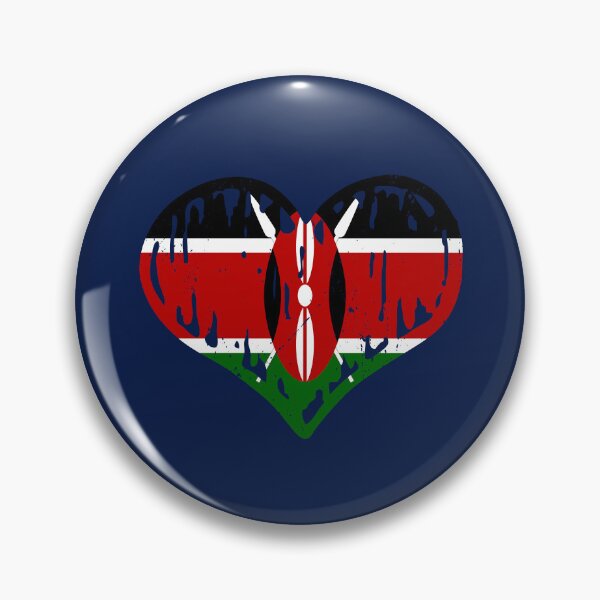 Item preview, Kenya Flag Heart Love designed and sold by rafaeltto.