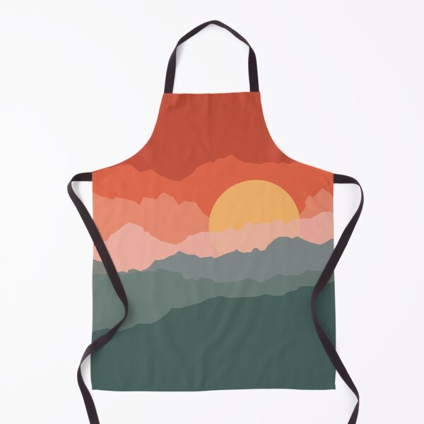 Item preview, Minimal abstract sunset mountains IV designed and sold by alienrabbit.