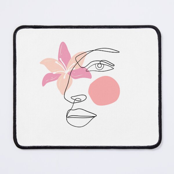 Item preview, Abstract Line Arts Pink Face designed and sold by leftyconceptops.