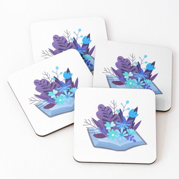 Item preview, Beautiful Flowers Growing From Book, for bookworms, flower lovers and book lovers designed and sold by haRexia.