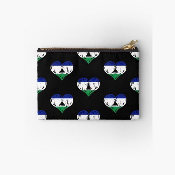 Item preview, Lesotho Flag Heart Love designed and sold by rafaeltto.
