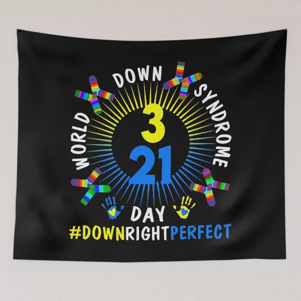Item preview, World Down Syndrome Day Down Right Perfect Socks designed and sold by EmilieWebeEW.