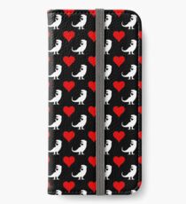 I Love Dinosaurs - T-Rex (white design) iPhone Wallet/Case/Skin