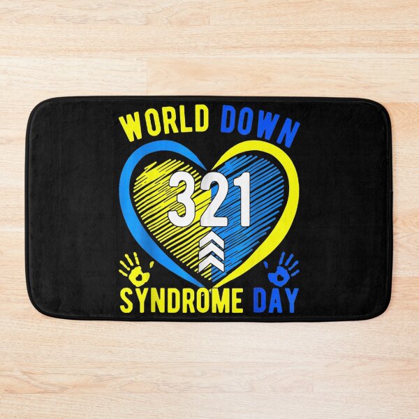 Item preview, Blue Yellow Heart 21 World Down Syndrome Awareness Day designed and sold by EmilieWebeEW.