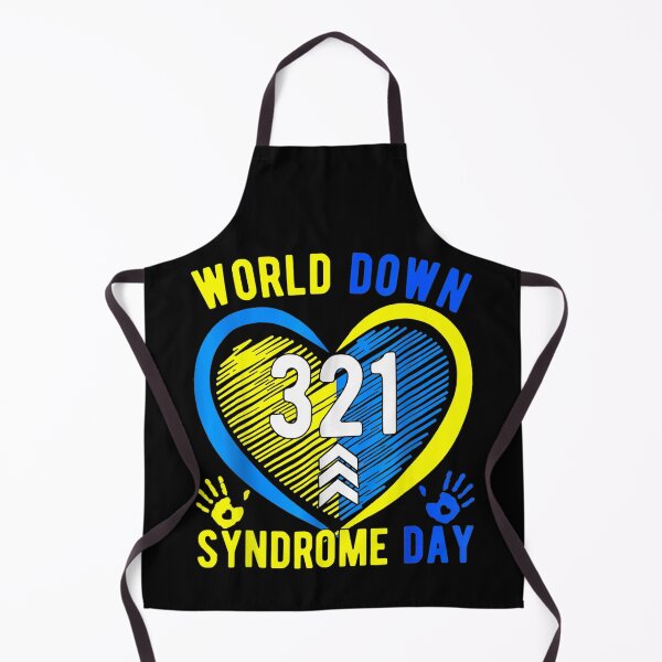 Item preview, Blue Yellow Heart 21 World Down Syndrome Awareness Day designed and sold by EmilieWebeEW.