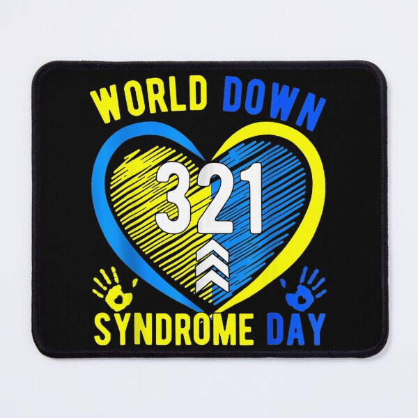 Item preview, Blue Yellow Heart 21 World Down Syndrome Awareness Day designed and sold by EmilieWebeEW.