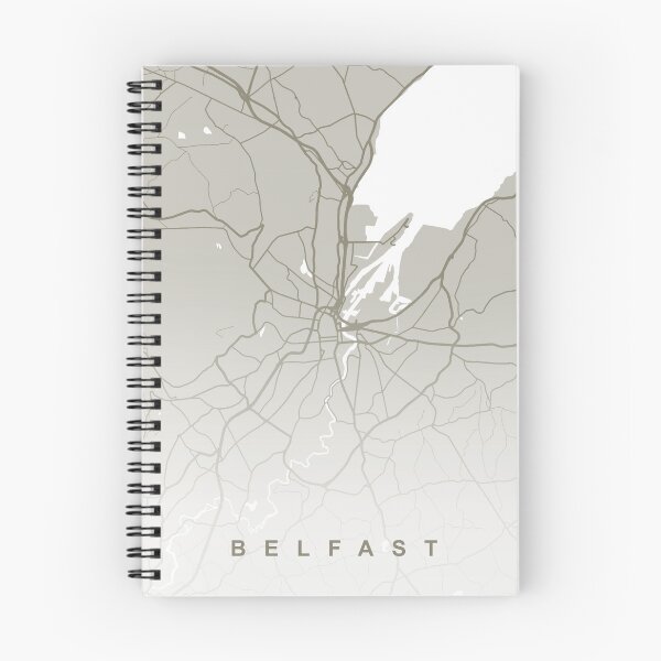 Artikelvorschau, Belfast-Kartenkunst entworfen und verkauft von artymaps.