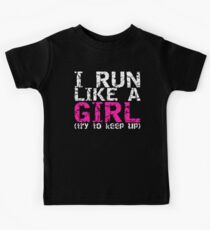 Run Like a Girl Kids T-Shirt