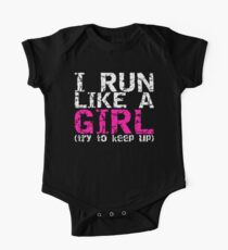 Run Like a Girl One Piece - Short Sleeve