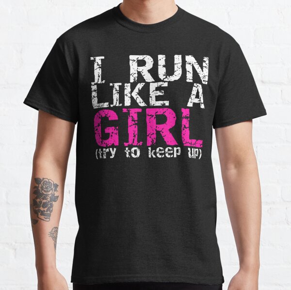 Girls running hot sale t shirts