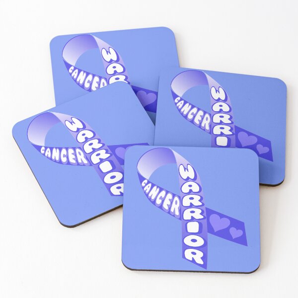 Item preview, Cancer WARRIOR Blue Ribbon designed and sold by everything4eva.