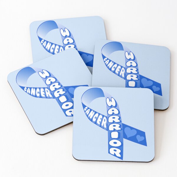 Item preview, Cancer WARRIOR Blue Ribbon designed and sold by everything4eva.