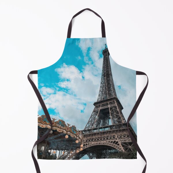 Item preview, Carousel at the Eiffel Tower - Watercolour Style designed and sold by WWWC2288.