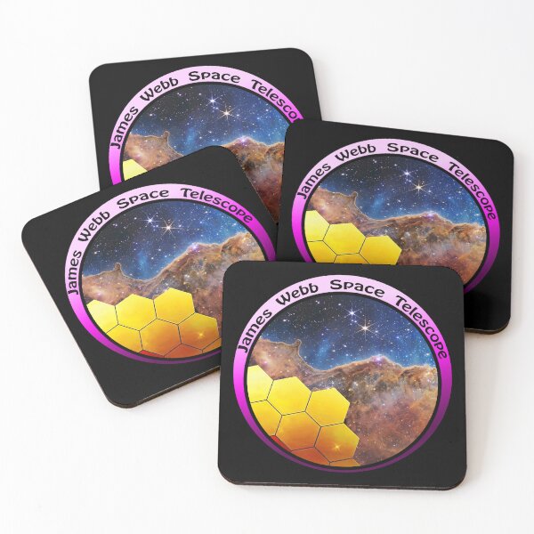 Item preview, JWST James Webb Telescope - Cosmic Cliffs, pinkish purple designed and sold by Kestrelle.