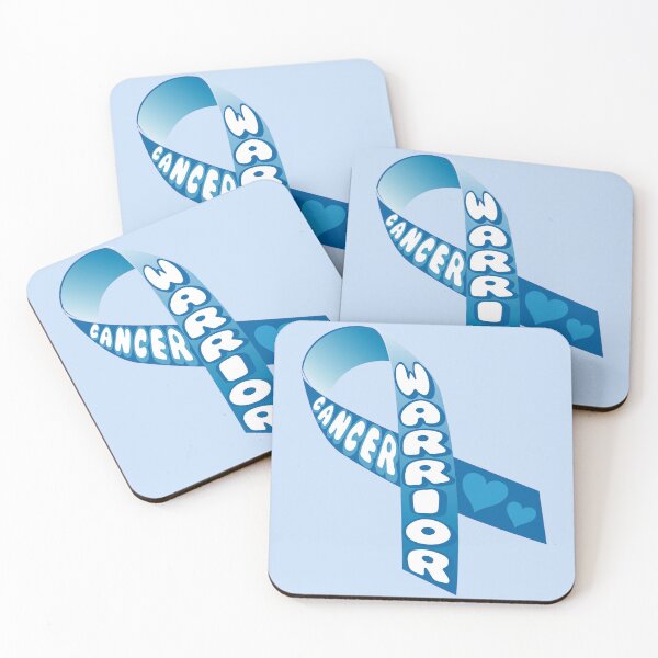 Item preview, Cancer WARRIOR Blue Ribbon designed and sold by everything4eva.