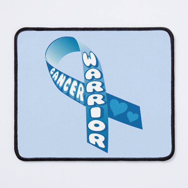 Item preview, Cancer WARRIOR Blue Ribbon designed and sold by everything4eva.