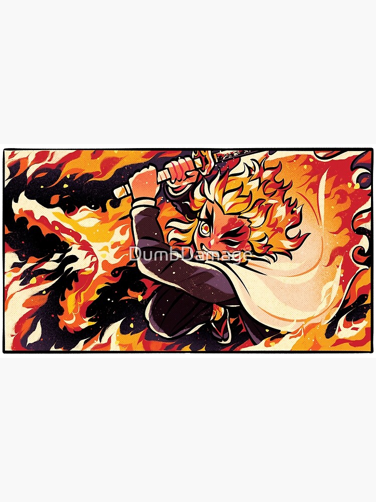"Rengoku Esoteric Art (Demon Slayer) " Poster for Sale by DumbDamage