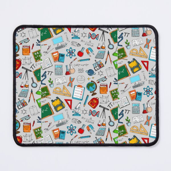 Item preview, physics study material design pattern background grey designed and sold by artisticfive.