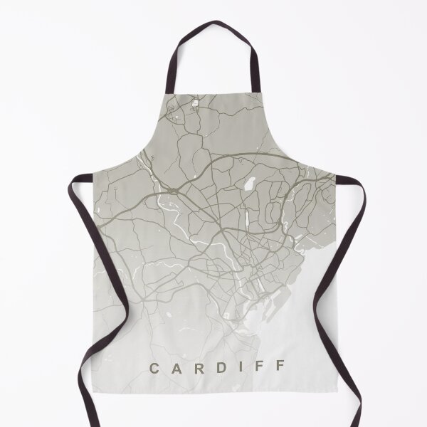 Artikelvorschau, Kartenkunst von Cardiff entworfen und verkauft von artymaps.