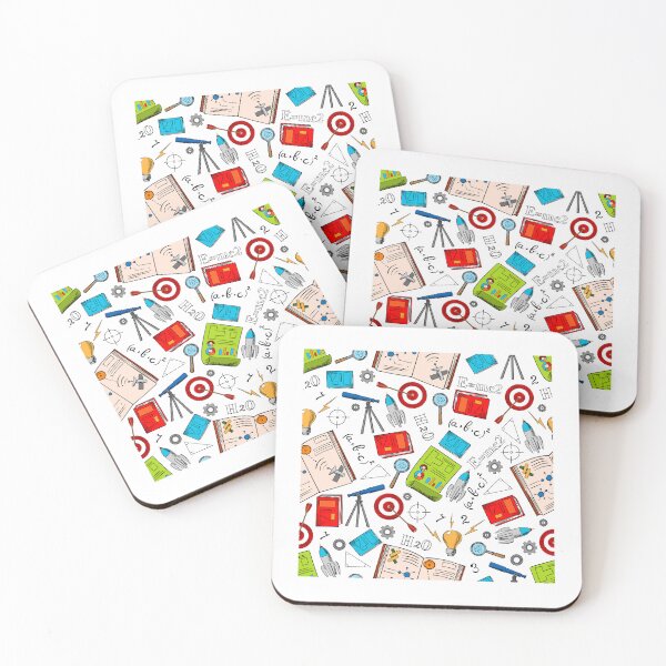 Item preview, physics study materials design pattern background white designed and sold by artisticfive.