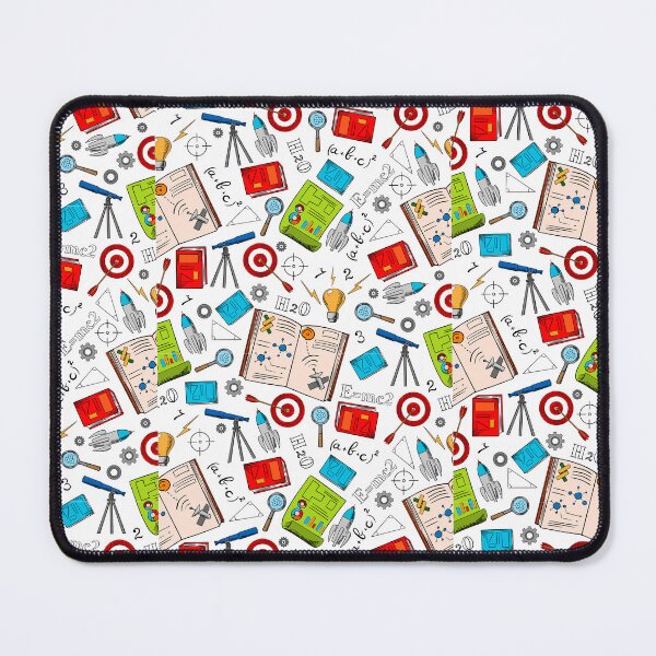 Item preview, physics study materials design pattern background white designed and sold by artisticfive.