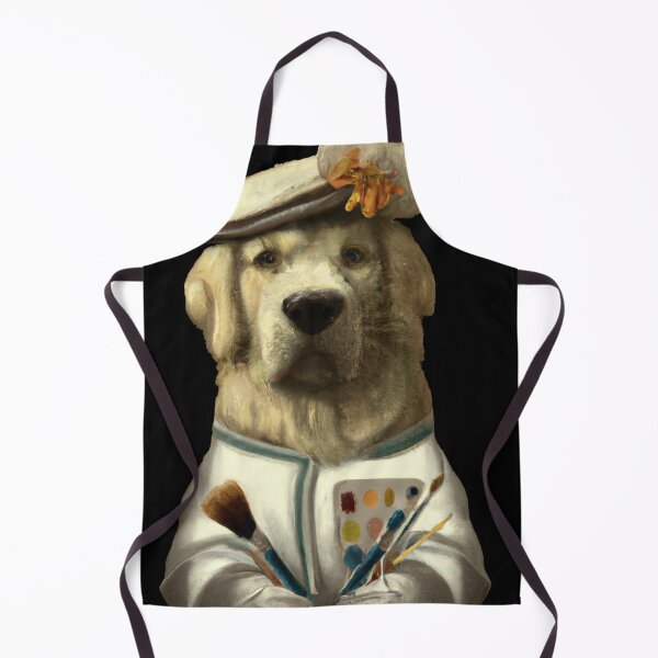 Item preview, A Golden Dog Dressed as a Painter designed and sold by Parag's Travel Shop.