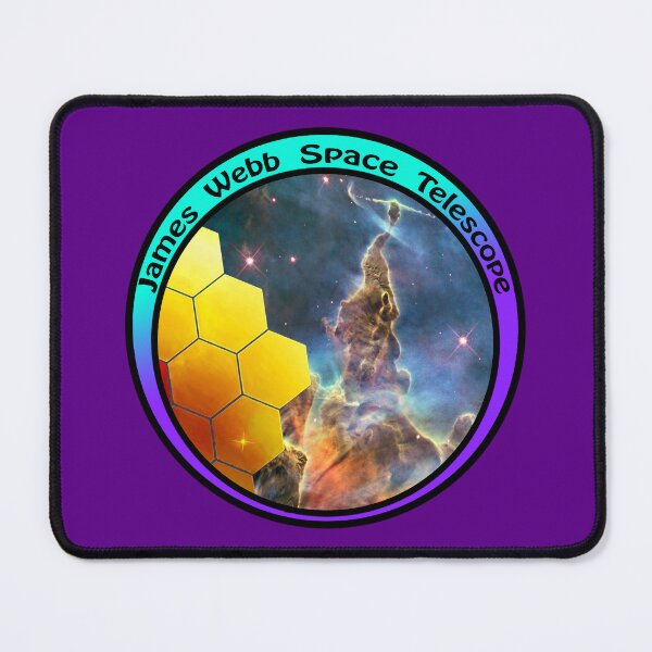 Item preview, JWST James Webb Telescope - Mystic Mountain Carina Nebula, teal purple designed and sold by Kestrelle.