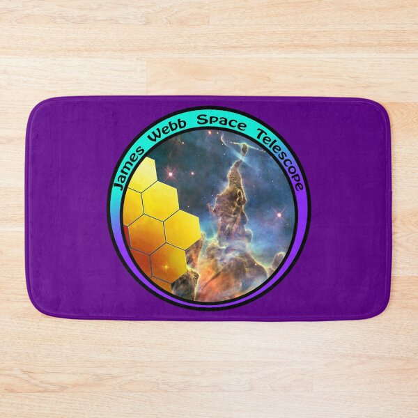 Item preview, JWST James Webb Telescope - Mystic Mountain Carina Nebula, teal purple designed and sold by Kestrelle.
