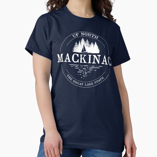 Vista previa del artículo con la obra «Mackinac», diseñado y vendido por GreatLakesLocal.