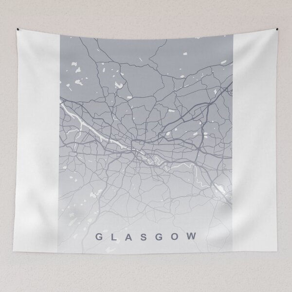 Item preview, Glasgow Map Art designed and sold by artymaps.