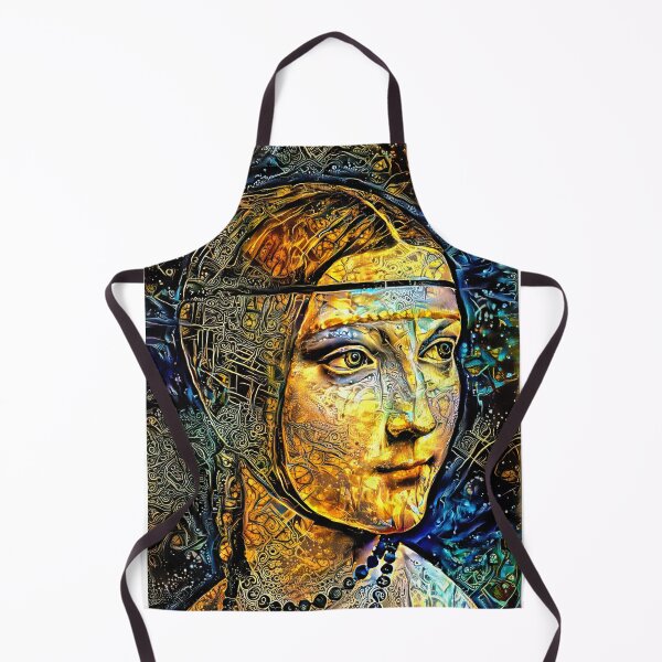Item preview, Portrait of Cecilia Gallerani - from the painting Lady with an Ermine designed and sold by NickoPrints.