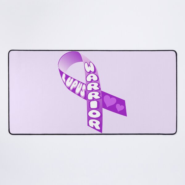 Item preview, Lupus WARRIOR Purple Ribbon designed and sold by everything4eva.