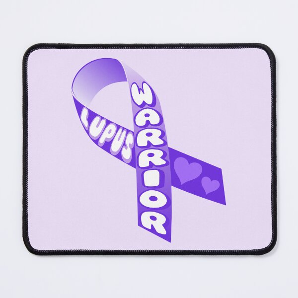 Item preview, Lupus WARRIOR Purple Ribbon designed and sold by everything4eva.
