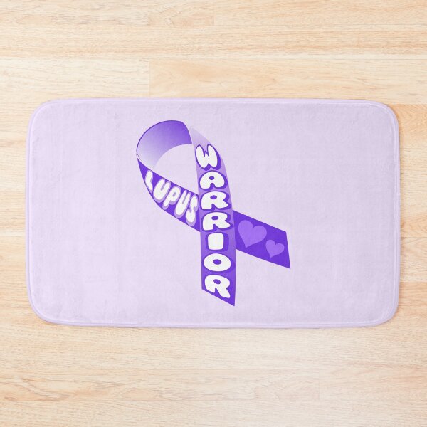 Item preview, Lupus WARRIOR Purple Ribbon designed and sold by everything4eva.