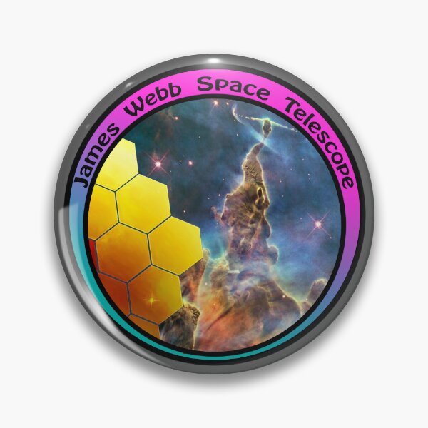 Item preview, JWST James Webb Telescope - Mystic Mountain Carina Nebula, pink purple designed and sold by Kestrelle.