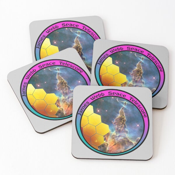 Item preview, JWST James Webb Telescope - Mystic Mountain Carina Nebula, pink purple designed and sold by Kestrelle.