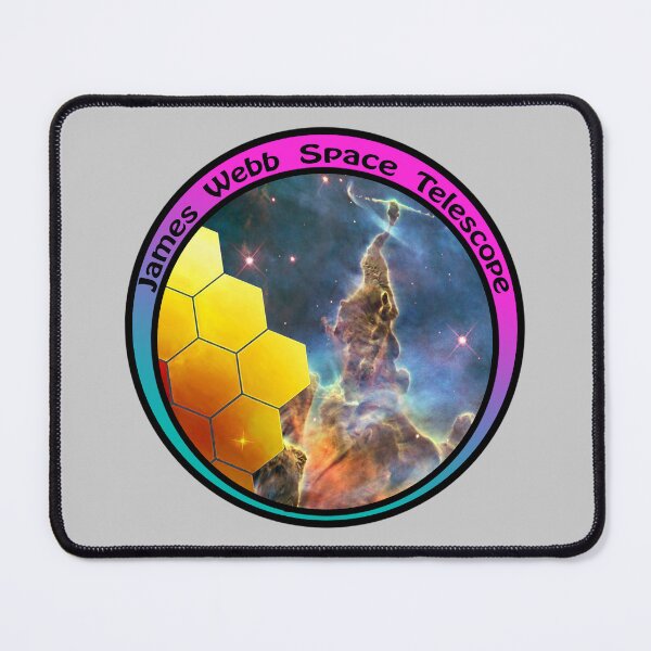 Item preview, JWST James Webb Telescope - Mystic Mountain Carina Nebula, pink purple designed and sold by Kestrelle.