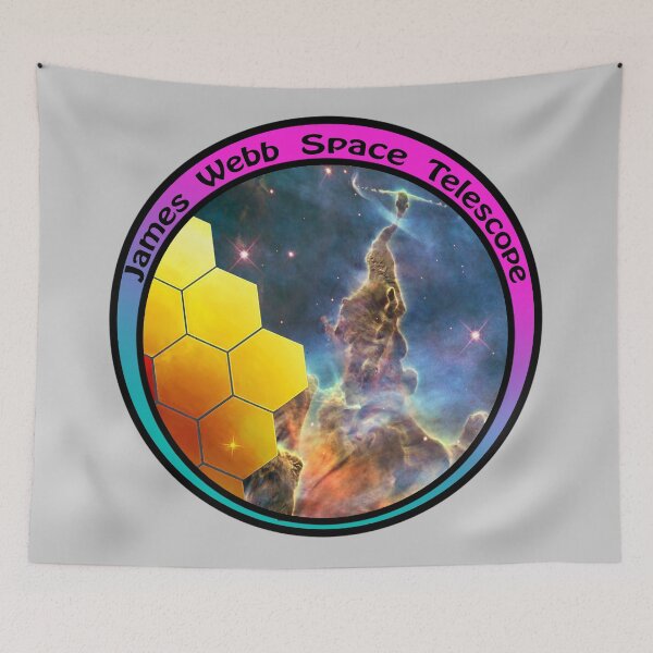 Item preview, JWST James Webb Telescope - Mystic Mountain Carina Nebula, pink purple designed and sold by Kestrelle.