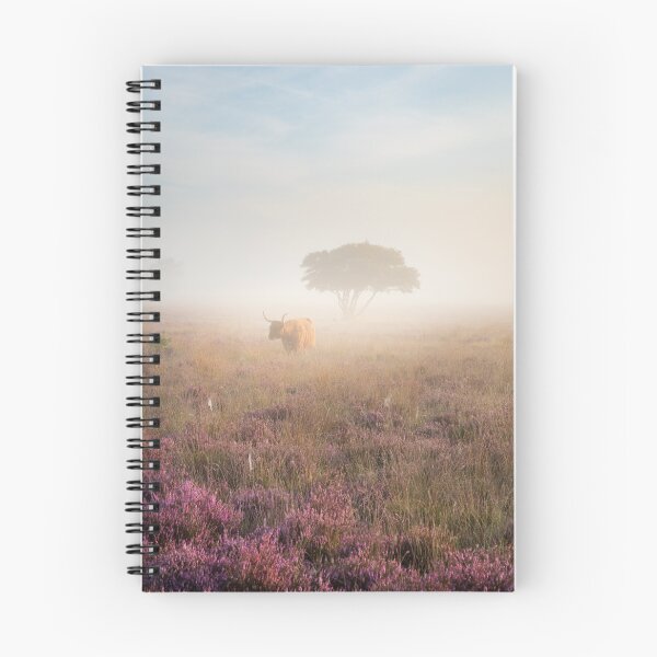 Item preview, Foggy Highlander - A Scottish highlander on a foggy heathland designed and sold by KoenBoelrijk.